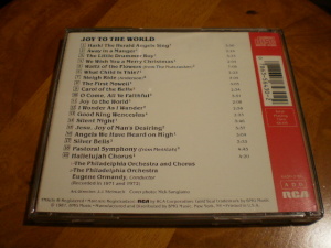 RCA Gold Seal 6430-2-RG（CD,1987年） : Joy to the World - Eugene Ormandy, The Philadelphia Orchestra and Chorus.
