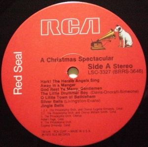 RCA Red Seal LSC-3327, The Greatest Hits of Christmas, A Christmas Spectacular