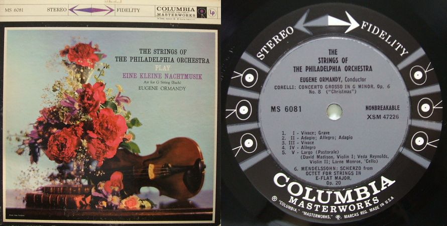 米Columbia Masterworks MS6801( 6eyes Label LP )