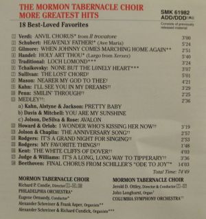 Sony Music MDK61982 Booklet