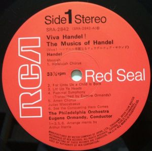 日本ビクター/RCA Red Seal SRA-2842 No Dog Label