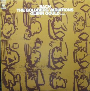 Bach Goldberg Variations - Gould CBS/SONY 20AC1522 LP Jacket