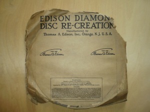 Edison Diamond Disc No.80181 Sleeve