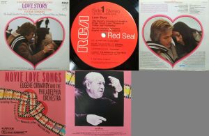 Love Story LP and Movie Love Songs CD